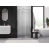 Mexen Exo porte de douche pivotante 125 cm, transparent, chrome - 819-125-000-01-00