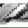 Mexen Exo cabine de douche pentagonale pivotante 100 x 100 cm, transparent, noir - 812-100-100-70-00