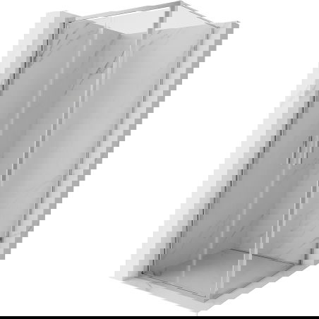 Cabine de douche pivotante Mexen Exo 70 x 70 cm, transparente, chromée - 814-070-070-01-00
