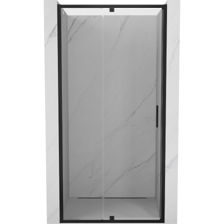 Mexen Exo-R porte de douche pivotante 100 cm, transparente, noire - 819-100-000-70-00