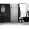 Mexen Exo porte de douche pivotante 120 cm, transparent, noir - 819-120-000-70-00
