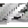 Mexen Exo cabine de douche pivotante 80 x 80 cm, transparent, chrome - 814-080-080-01-00