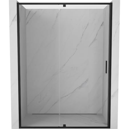Mexen Exo porte de douche pivotante 140 cm, transparentes, noires - 819-140-000-70-00
