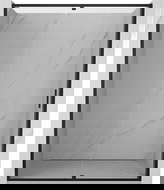 Mexen Exo porte de douche battante 155 cm, transparent, noir - 819-155-000-70-00