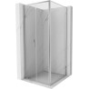 Mexen Exo-B Duo cabine de douche pivotante 90 x 90 cm, transparent, chromé - 814-090-090-01-00