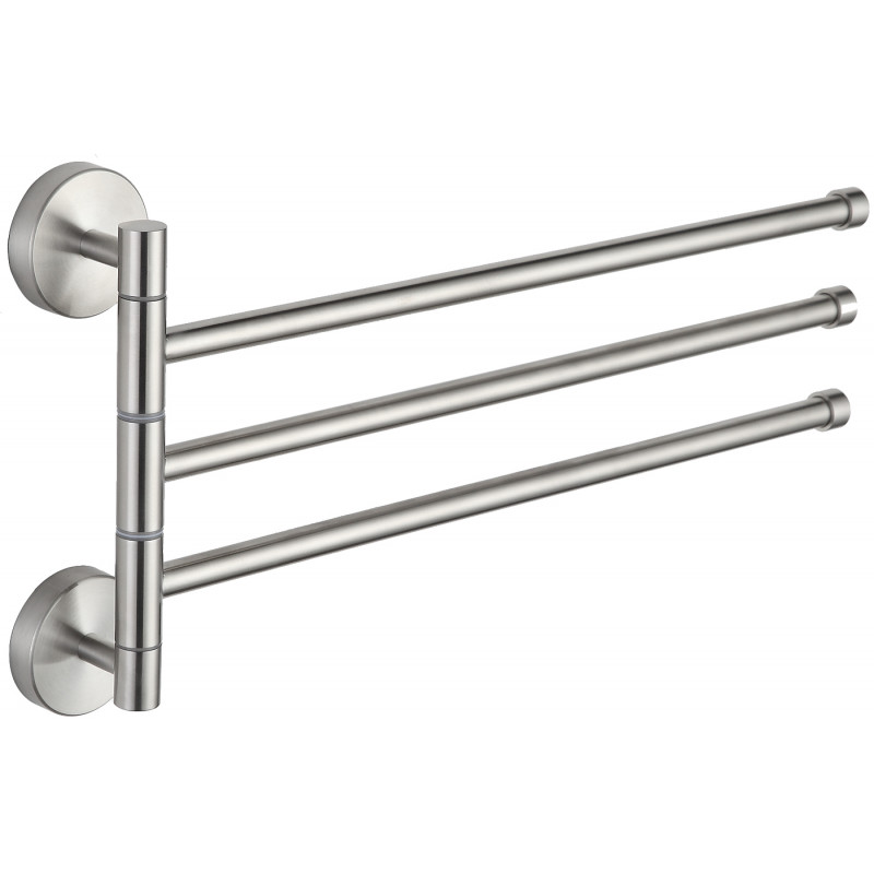 Mexen triple porte-serviettes pivotant, chromé - 7039243-00