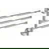 Mexen porte-serviettes pivotant triple, chromé - 7039243-00