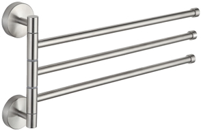 Mexen triple porte-serviettes pivotant, chromé - 7039243-00