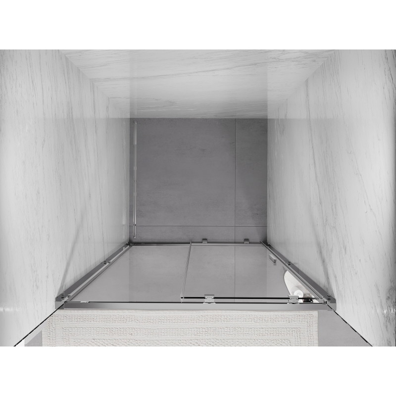 Mexen Exo-S porte de douche coulissante 110 cm, transparent, chrome - 8151-110-000-01-00