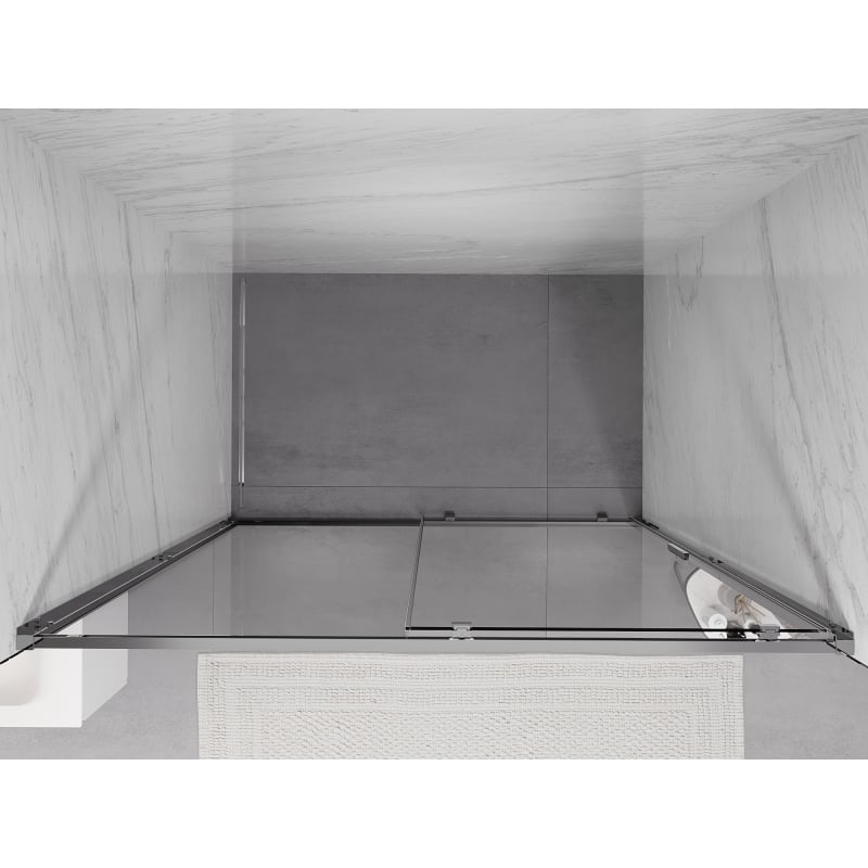 Mexen Exo porte de douche coulissante 160 cm, transparent, chrome - 8151-160-000-01-00