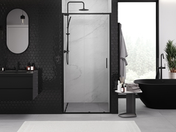Mexen Exo portes de douche coulissantes 120 cm, transparent, noir - 8151-120-000-70-00