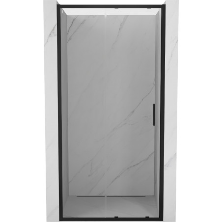Mexen Exo-S portes de douche coulissantes 120 cm, transparentes, noires - 8151-120-000-70-00