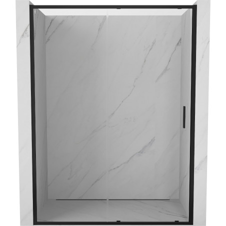 Mexen Exo-S porte de douche coulissante 135 cm, transparente, noire - 8151-135-000-70-00