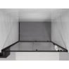 Mexen Exo portes de douche coulissantes 130 cm, transparentes, noires - 8151-130-000-70-00