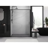 Mexen Exo-S portes de douche coulissantes 150 cm, transparentes, noires - 8151-150-000-70-00