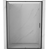 Mexen Exo-S portes de douche coulissantes 155 cm, transparentes, noires - 8151-155-000-70-00