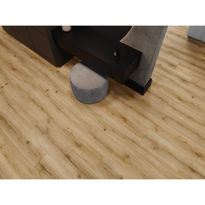 Mexen Beaver Creek panneaux vinyles 1227 x 187 mm LVT Dryback 2,5 mm, sous-couche PVC, 4 V-Joint, Chêne