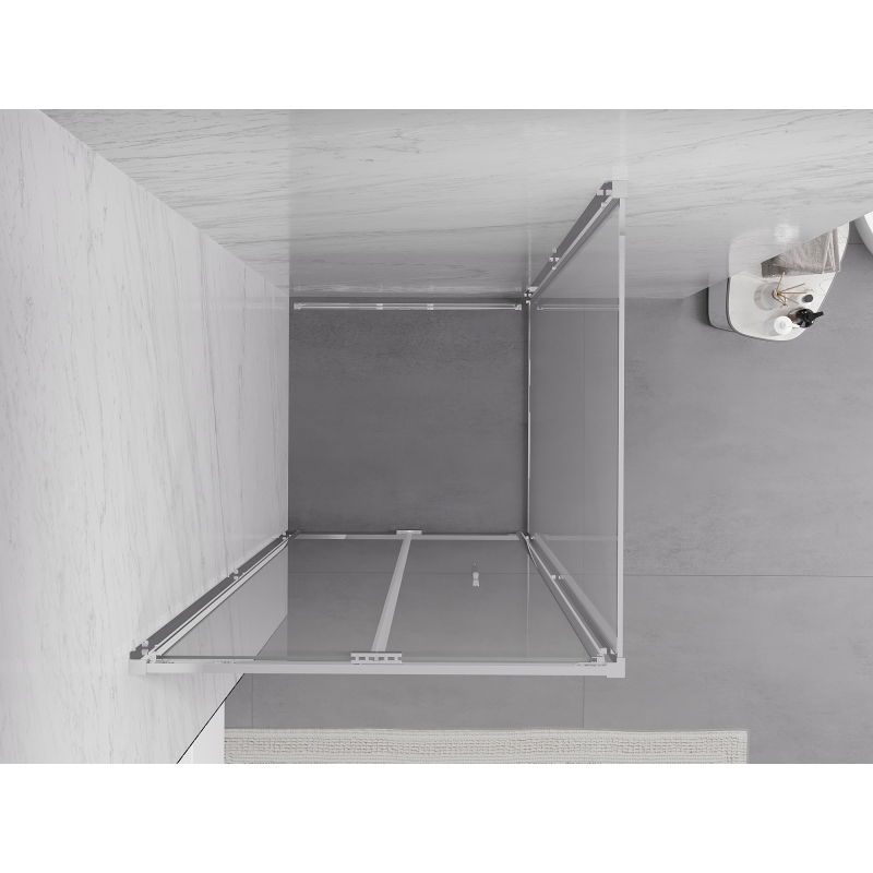 Mexen Exo cabine de douche pliante 70 x 70 cm, transparent, chrome - 816-070-070-01-00