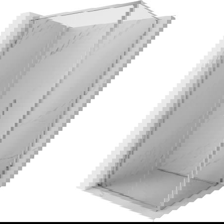 Mexen Exo cabine de douche pliante 85 x 100 cm, transparent, chromé - 816-085-100-01-00