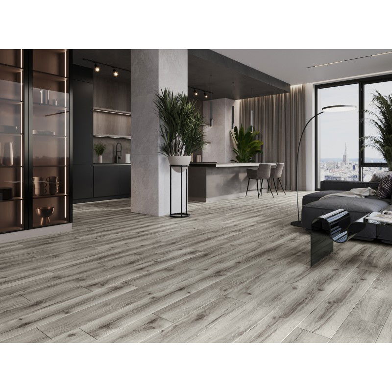 Mexen Ontario panneaux vinyles 1227 x 187 mm LVT Dryback 2,5 mm, sous-couche PVC, 4 V-Fuga, Chêne - F1303-1227-187-255-4V1-01