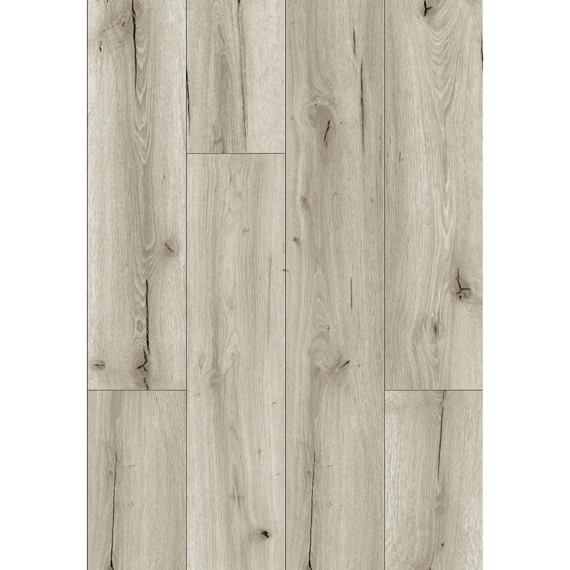 Mexen Wirginia panneaux vinyles 1227 x 187 mm LVT Dryback 2,5 mm, sous-couche PVC, 4 V-Fuge, Chêne - F1305-1227-187-255-4V1-01
