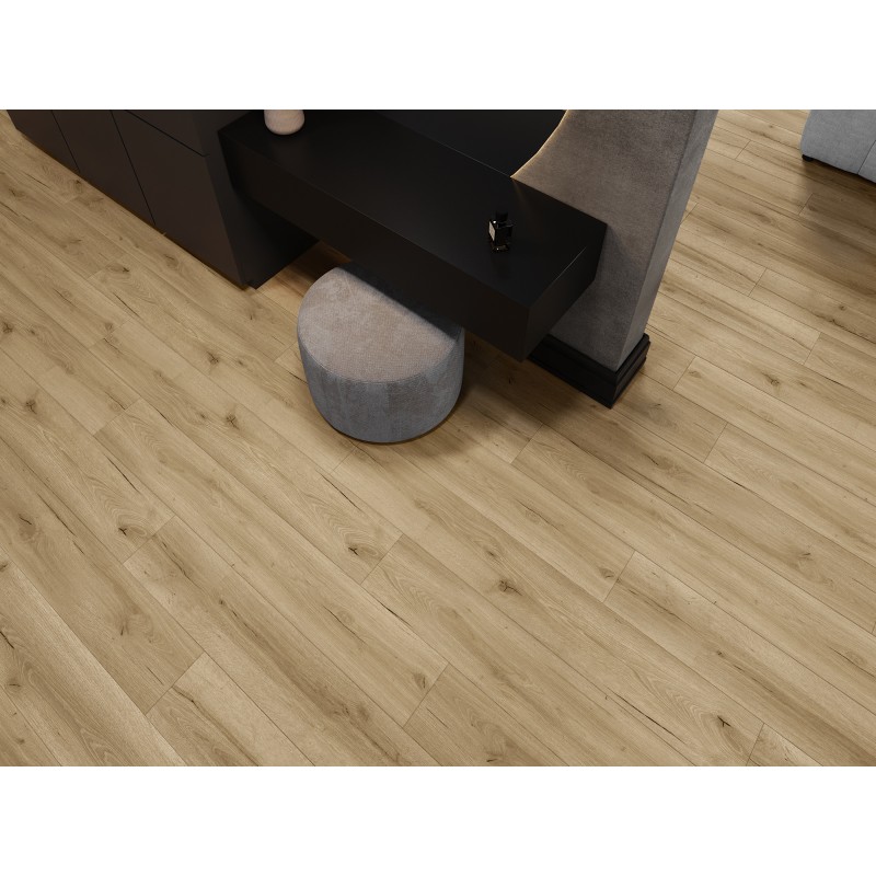 Mexen Buffalo panneaux vinyles 1227 x 187 mm LVT Dryback 2,5 mm, sous-couche PVC, 4 V-Joint, Chêne - F1307-1227-187-255-4V1-01