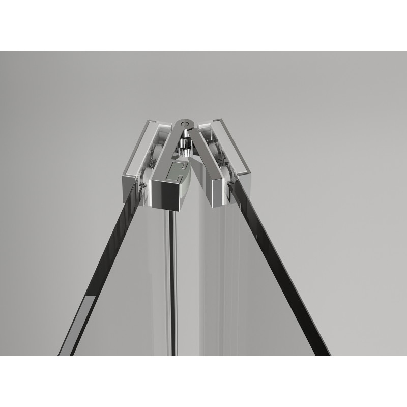 Mexen Exo cabine de douche pliante 95 x 80 cm, transparent, chrome - 816-095-080-01-00