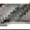Mexen Lima cabine de douche pliante 80 x 100 cm, transparent, noir + receveur plat, noir - 856-080-100-70-00-4070B
