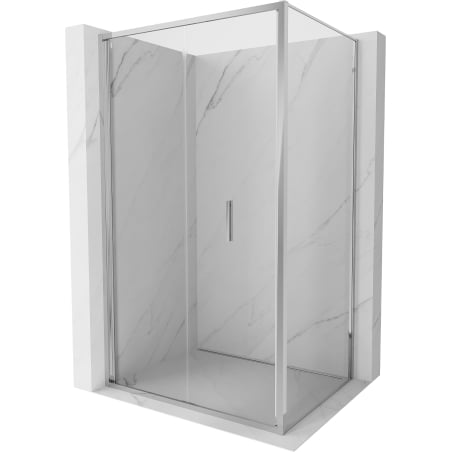 Mexen Exo cabine de douche pliable 100 x 90 cm, transparent, chrome - 816-100-090-01-00