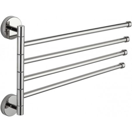 Mexen porte-serviettes pivotant quadruple, chromé - 7039244-00