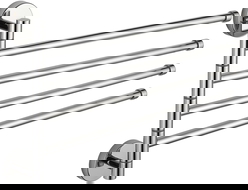 Mexen crochet porte-serviettes quadruple rotatif, Chrome - 7039244-00
