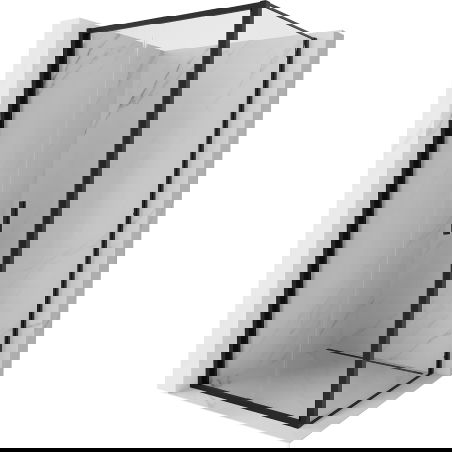 Cabine de douche pliante Mexen Exo 70 x 70 cm, transparente, noire - 816-070-070-70-00