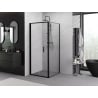 Mexen Exo cabine de douche pliante 70 x 70 cm, transparent, noir - 816-070-070-70-00