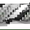 Mexen Exo cabine de douche pliante 85 x 85 cm, transparent, noir - 816-085-085-70-00