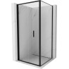 Mexen Exo-F cabine de douche pliante 85 x 85 cm, transparente, noire - 816-085-085-70-00
