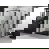 Mexen Exo cabine de douche pliante 85 x 70 cm, transparent, noir - 816-085-070-70-00