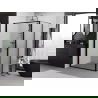 Mexen Exo cabine de douche pliante 85 x 70 cm, transparent, noir - 816-085-070-70-00