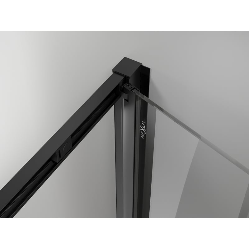 Mexen Exo cabine de douche pliante 90 x 70 cm, transparent, noir - 816-090-070-70-00