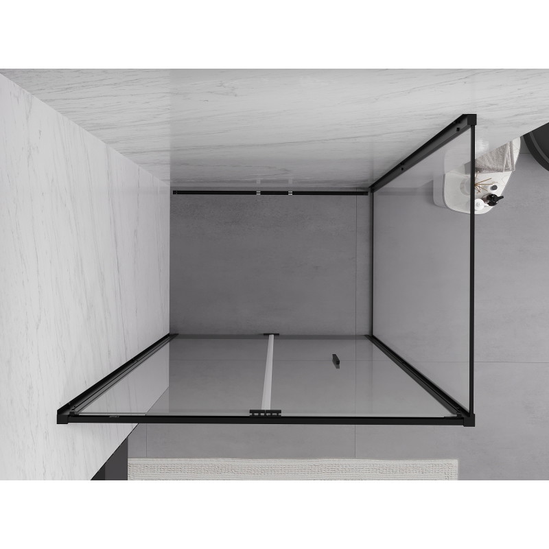 Mexen Exo cabine de douche pliante 95 x 80 cm, transparent, noir - 816-095-080-70-00