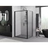 Mexen Exo-F Cabine de douche pliante 70 x 85 cm, transparent, noir - 816-070-085-70-00