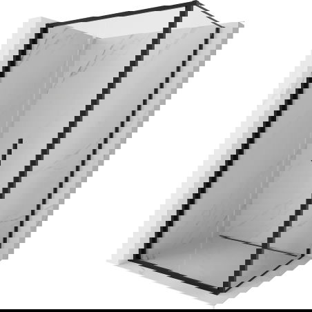 Mexen Exo cabine de douche pliante 100 x 90 cm, transparente, noire - 816-100-090-70-00