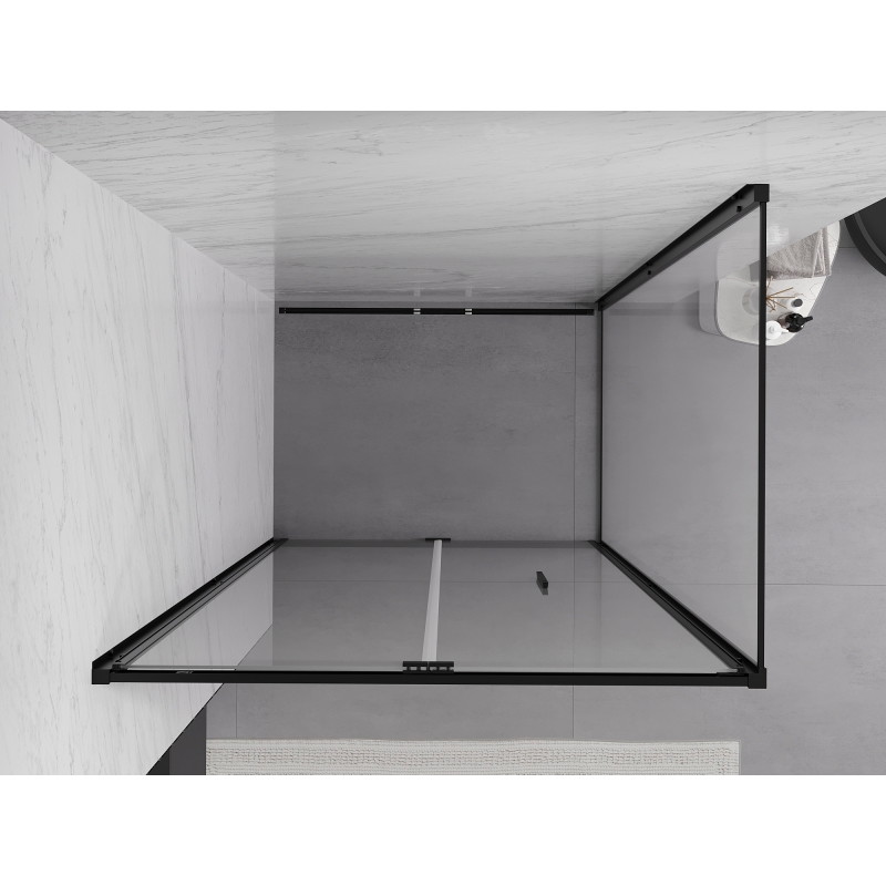 Mexen Exo-F cabine de douche pliante 70 x 95 cm, transparent, noire - 816-070-095-70-00
