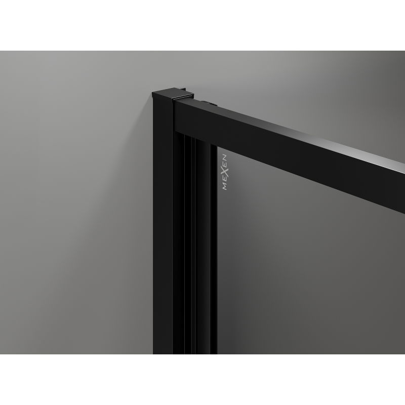 Mexen Exo cabine de douche pliante 90 x 95 cm, transparente, noire - 816-090-095-70-00