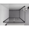 Mexen Exo-F cabine de douche pliante 100 x 95 cm, transparent, noir - 816-100-095-70-00