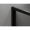 Mexen Exo-F cabine de douche pliante 100 x 95 cm, transparent, noir - 816-100-095-70-00
