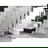 Mexen Exo cabine de douche battante 100 x 85 cm, transparent, chrome - 814-100-085-01-00