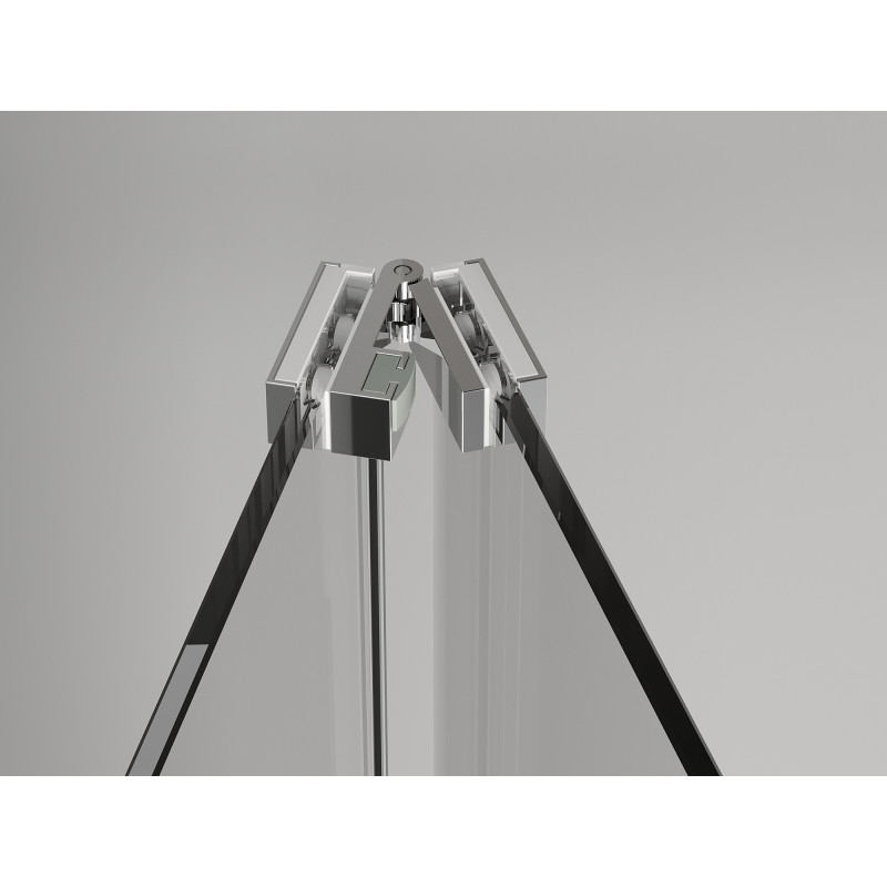 Mexen Exo-F porte de douche pliante 85 cm, transparente, chrome - 816-085-000-01-00