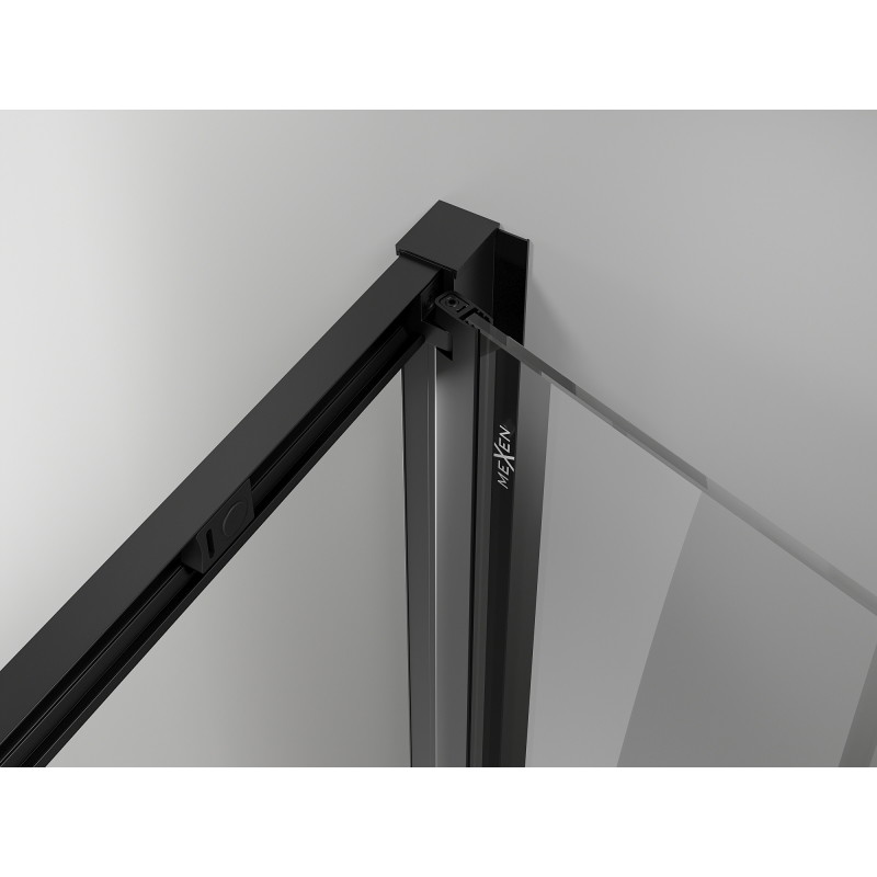 Mexen Exo-F porte de douche pliante 60 cm, transparent, noir - 816-060-000-70-00