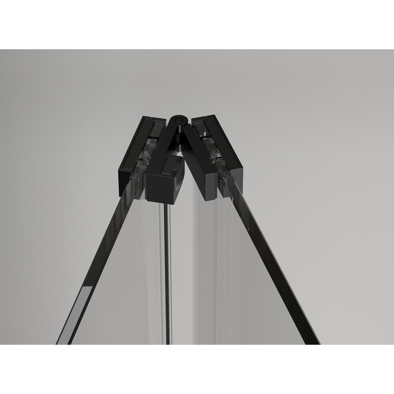 Mexen Exo-F porte de douche pliante 60 cm, transparent, noir - 816-060-000-70-00