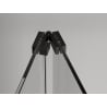 Mexen Exo-F porte de douche pliante 65 cm, transparente, noire - 816-065-000-70-00